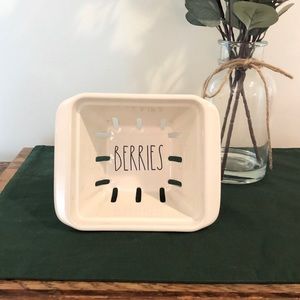 Rae Dunn White Ceramic Berry Bowl. 🍇🍓